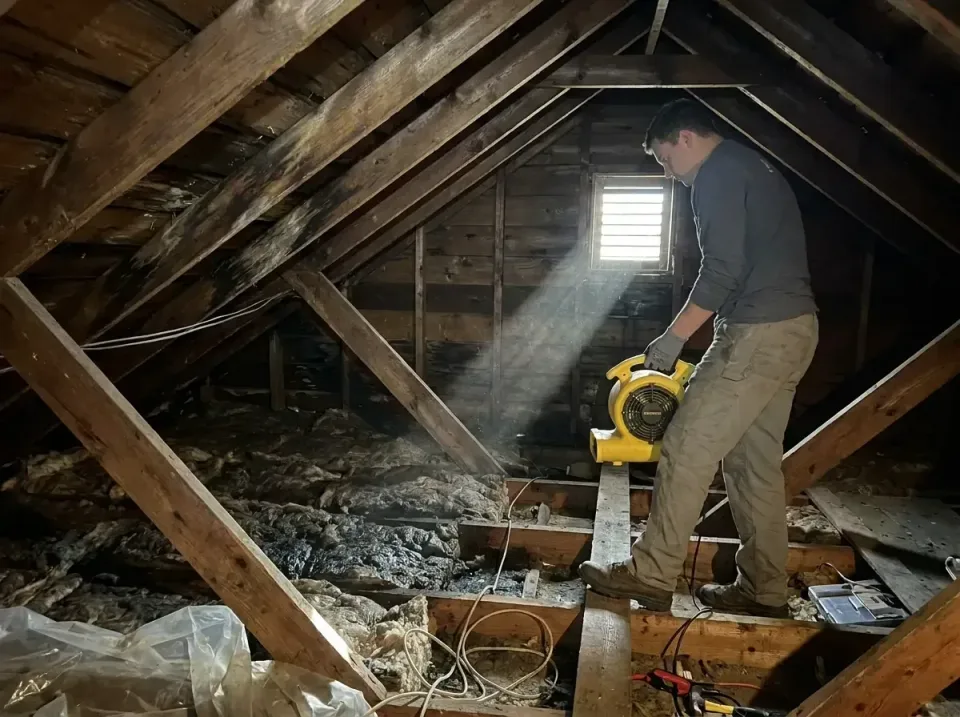 attic-water-damage-drying-proc-007 — frequently asked questions, Emergency Water Extraction & 24/7 Flood Response in Sartell…